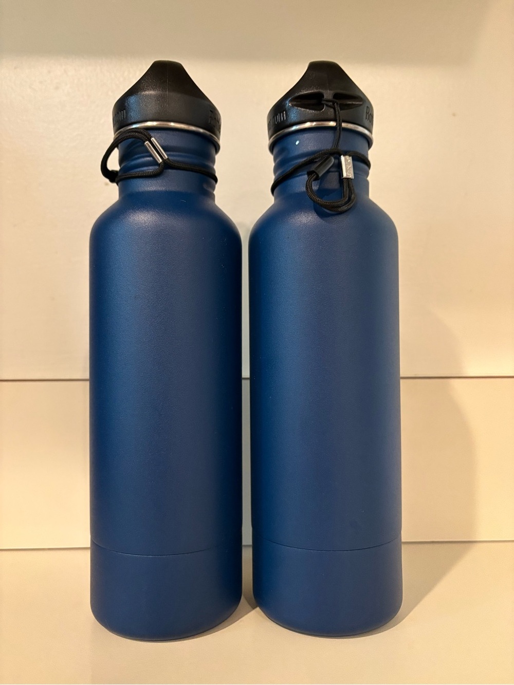 Navy Blue Stainless Water Bottle - Twin Set